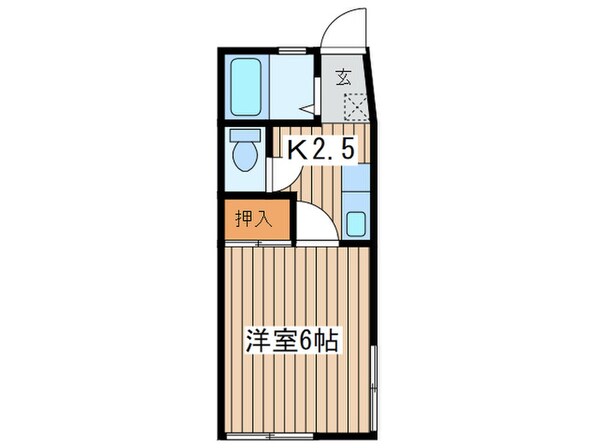 近藤荘の物件間取画像